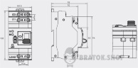 Автомат переключатель ввода резерва 2P 63А GEYA G2R-63