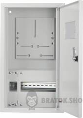 Корпус обліку металевий 12 модулів 1фл, навісний IP31, серії UBox