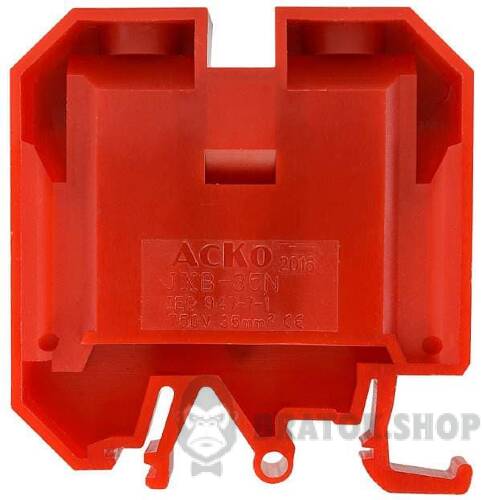 Клемник гвинтовий 125A АСКО-Укрем 35/35 червоний A0130010038