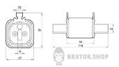 Предохранитель плавкий e.fuse.NT0.125, габарит 0, 125А. i0760053 в Киеве