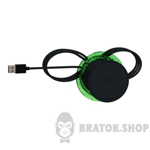 Unica system+, Настільний блок XS, бездротовий зарядний пристрій, антрацит INS44010