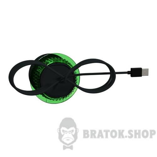 Unica system+, Настільний блок XS, бездротовий зарядний пристрій, антрацит INS44010