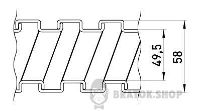 Металорукав e.met.sleeve.stand.sldx.50 оцинкований, сухий (20м) s032026 у Сумах
