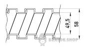 Металорукав e.met.sleeve.stand.sldx.50 оцинкований, сухий (20м) s032026 у Сумах