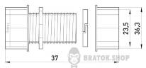 З'єднувач металевий e.industrial.pipe.connect.collet.3/4", цанговий i0430002 у Києві