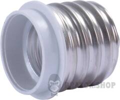 Переходник e.lamp adapter.Е40/Е27.white, из патрона Е40 на Е27, пластиковый