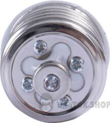 Переходник e.lamp adapter.Е40/Е27.white, из патрона Е40 на Е27, пластиковый