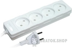 Подовжувач e.es.4.3.b 4 гнізда, 3м, без з/к, baby protect