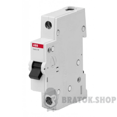 Автоматический выключатель 1P 16A C 4.5кА ABB Basic M BMS411C16 (2CDS641041R0164) в Сумах