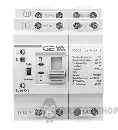 Автомат переключатель ввода резерва 4P 63А GEYA G2R-63 в Сумах