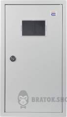 Корпус обліку металевий 12 модулів 3фл, навісний IP31, серії UBox