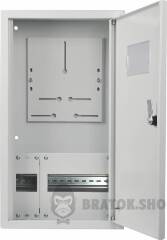 Корпус обліку металевий 12 модулів 3фл, навісний IP31, серії UBox