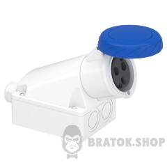 ВИЛКА НАСТЕН.КОР 32А 2Р+Е 250В IP67