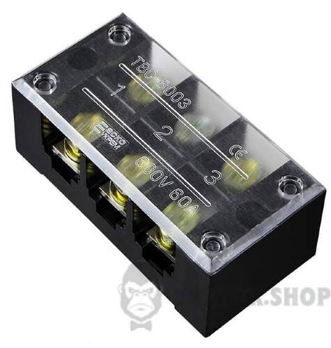 Клемна колодка прохідна 60A/3 АСКО-Укрем TB6003 A0130050022