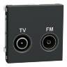 Розетка TV R один, 2 модуля антр NU345154 в Киеве