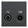 Розетка TV R один, 2 модуля антр NU345154 в Киеве
