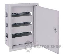 Корпус металлический e.mbox.pro.w.54 IP31 встроен на 54 модуля