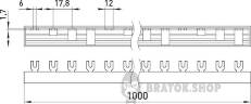 Шина з'єднувальна e.bc.u.stand.4.100 вилочного U-типу 4р, 100А s180008 у Сумах