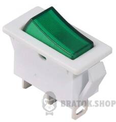 KCD3-101N-13 GR/WH 220V Переключатель 1 клав.