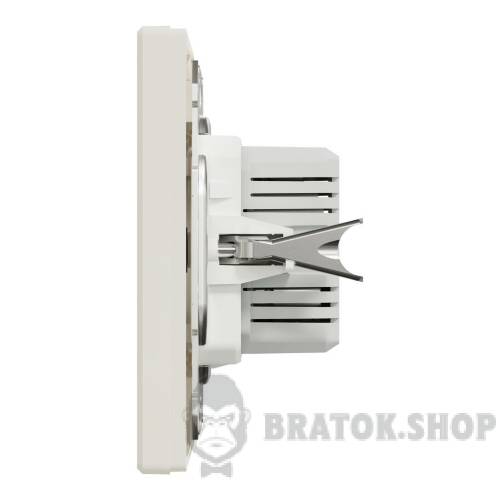 USB розетка тип А+С 2,4 А або 2 х 1,2 А кремовий Asfora EPH2700323 у Києві