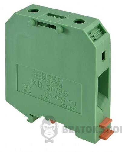 Клемник гвинтовий 192A АСКО-Укрем 50/35 зелений A0130010029