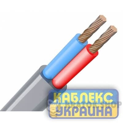 Кабель ВВГ нг-LS-П 2х6 мм² (3кл) 0,66 кВ KABLEX UKRAINE (KUc14g-326)