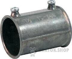 З'єднувач металевий e.industrial.pipe.connect.screw.1/2&quot;, на гвинтах