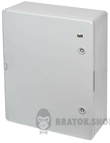 Корпус пластиковий 500x400x180мм УХЛ1 IP65 УЕК ЩМПп зовнішній (сірий) (MKP93-N-504018-65-U)