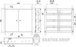 Корпус металлический e.mbox.pro.n.72 IP54 навесной на 72 модуля  p0100220 в Киеве