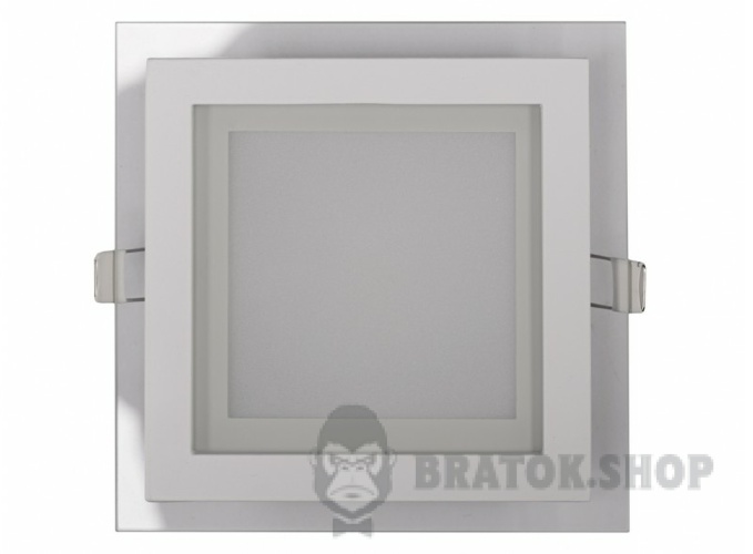 Світильник LED-панель врізний крадрат LUXEL DLSG (стекло)