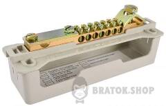 Нулевая шина с крышкой BC-10