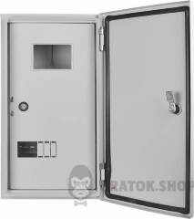 Корпус обліку металевий 9 модулів 3фл, навісний IP54, серії UBox