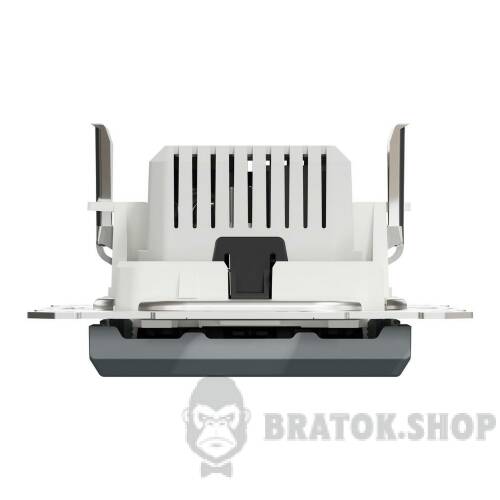 USB розетка тип А+С 2,4 А або 2 х 1,2 А сталь Asfora EPH2700362 у Києві