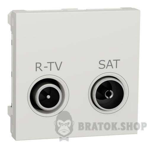 Розетка R-TV SAT кінцева, 2 модулі білий NU345518 в Киеве