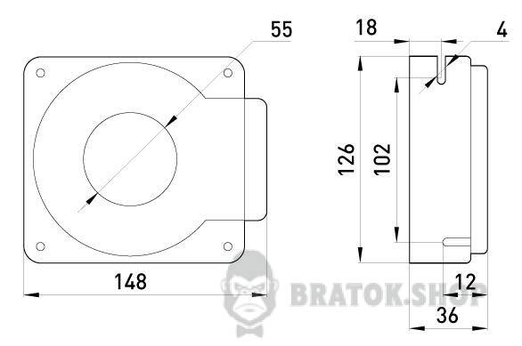 Измерительная катушка e.trans.cur.kct.55s для реле типа klr, 400/3 i0640002 в Киеве