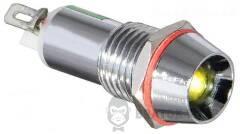 Сигнальна арматура AD22C-10 жовта 24V AC/DC