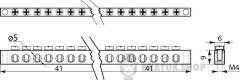Нулевая шина 4 отв. (6*9)