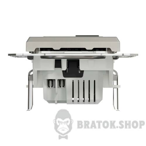 USB розетка тип А+С 2,4 А або 2 х 1,2 А бронза Asfora EPH2700369 у Києві
