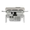 USB розетка тип А+С 2,4 А або 2 х 1,2 А бронза Asfora EPH2700369 у Києві