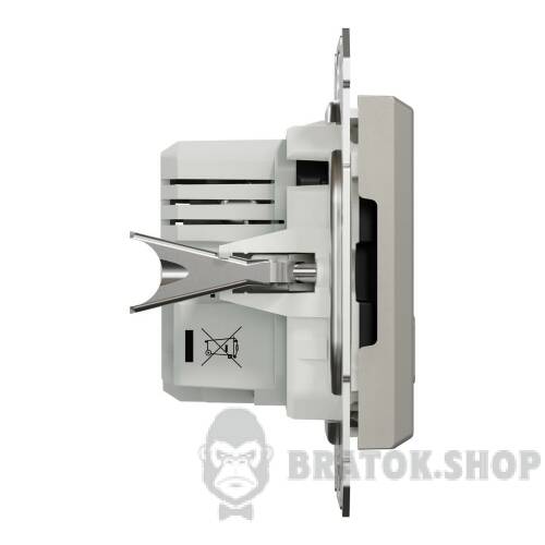USB розетка тип А+С 2,4 А або 2 х 1,2 А бронза Asfora EPH2700369 у Києві