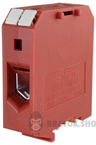 Клемник гвинтовий 192A АСКО-Укрем 50/35 червоний A0130010032