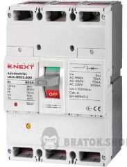 Силовий автоматичний вимикач e.industrial.ukm.800S.800, 3р, 800А