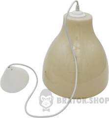 Светильник подвесной e.save.pendant.plafon.е27.beige, Е27, бежевый плафон.