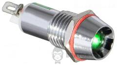 Сигнальна арматура AD22C-10 зелена 24V AC/DC