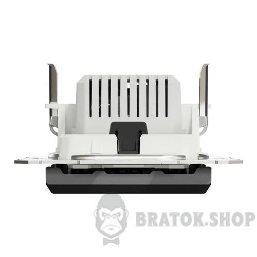 USB розетка тип А+С 2,4 А або 2 х 1,2 А антрацит Asfora EPH2700371 у Києві