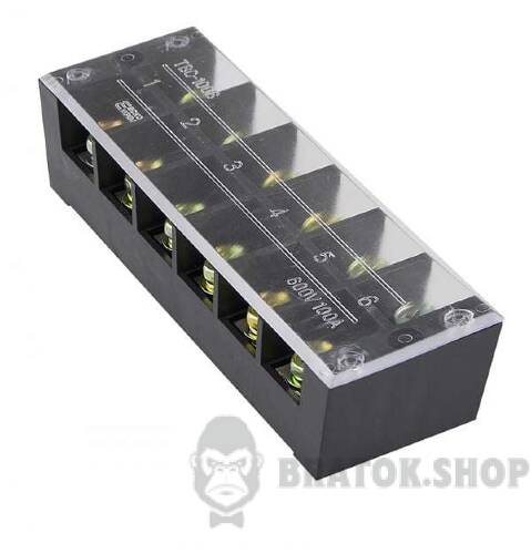 Клемна колодка прохідна 100A/6 АСКО-Укрем TB1006 A0130050027