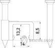 Скоба плоская e.fcc.stand.14 (100шт) s013009 в Киеве