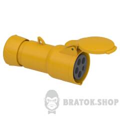 КАБ.РОЗЕТКА PRATIKA, КОНЕКТОР 16A IP44