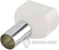 Наконечники трубчасті ТЕ 16,0-14 білі (100 шт.)