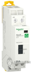 Контактор модульний 2Р 20А AC 1P+N 2NO Schneider Electric Resi9 (R9C20220)